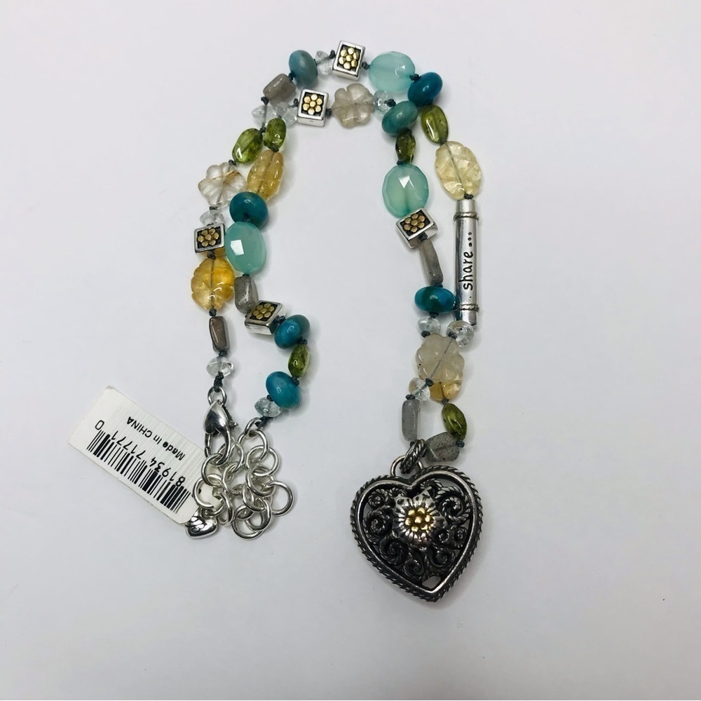New BRIGHTON American Hero Multicolor Beaded Necklace - Picture 3 of 5